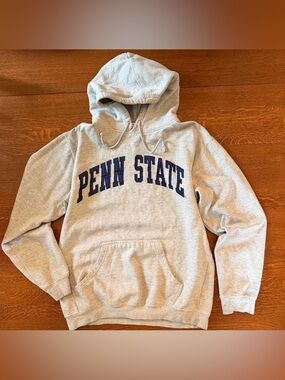 Vintage Penn State Light Gray Pullover Hoodie